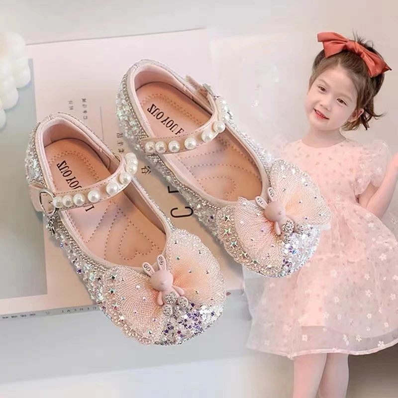 女童公主鞋2025年新款夏季软底宝宝小皮鞋春秋款单鞋小女孩舞蹈鞋