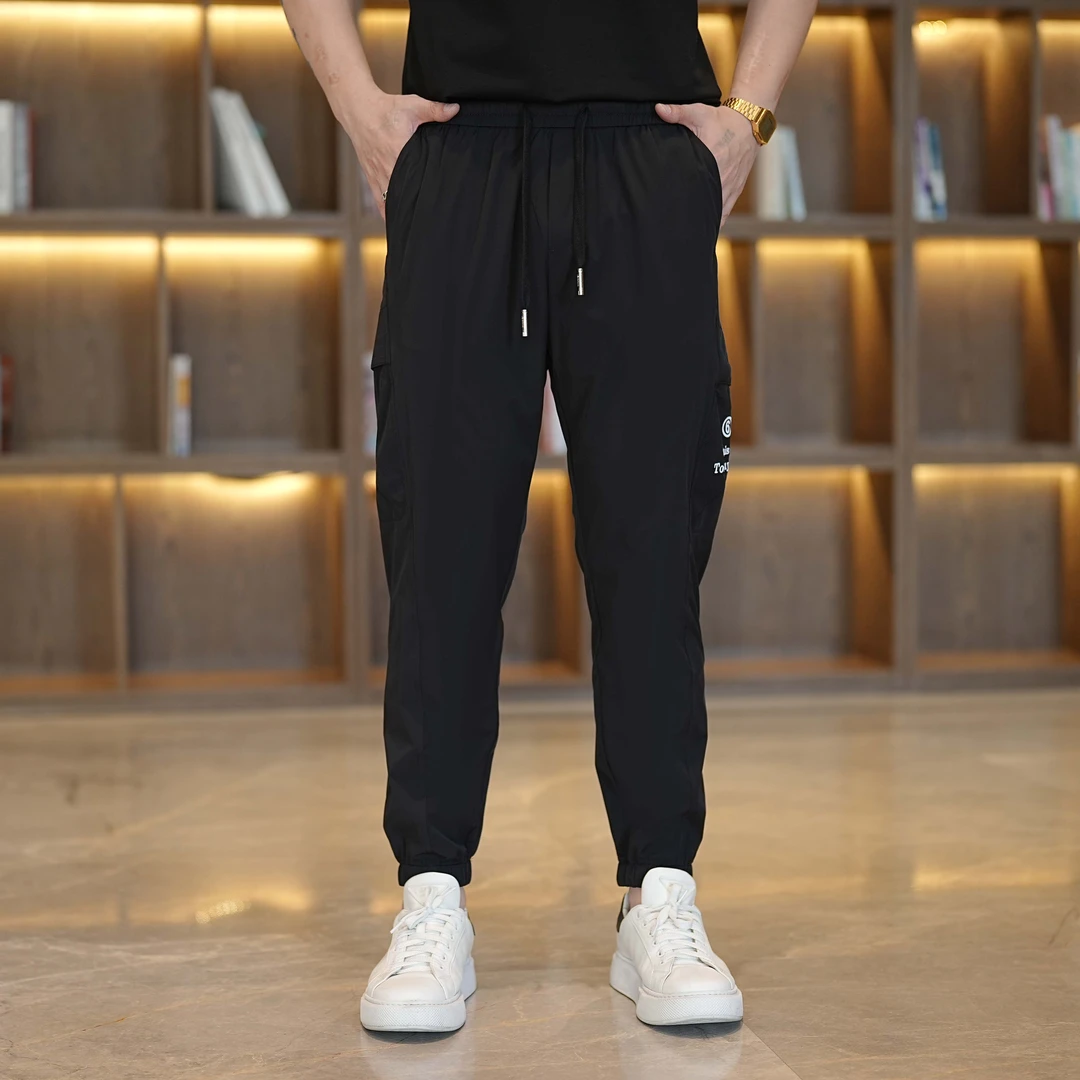 【I.TEX】 2024秋季潮流男士时尚运动休闲裤痞帅束脚裤轻奢百搭长裤