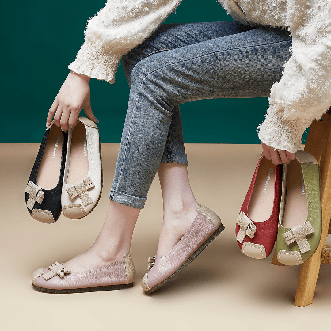 头层牛皮单鞋2024新款软底敲软敲舒适防滑轻便女单鞋