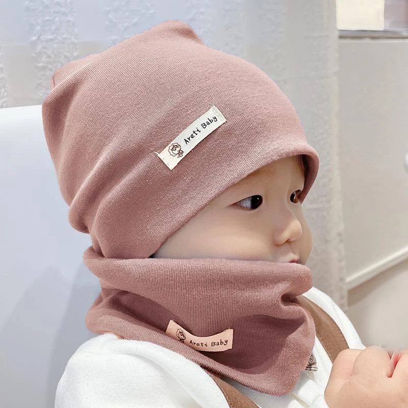 儿童帽子A类棉质宝宝套头帽春秋冬男童潮婴儿帽女童堆堆帽婴幼儿