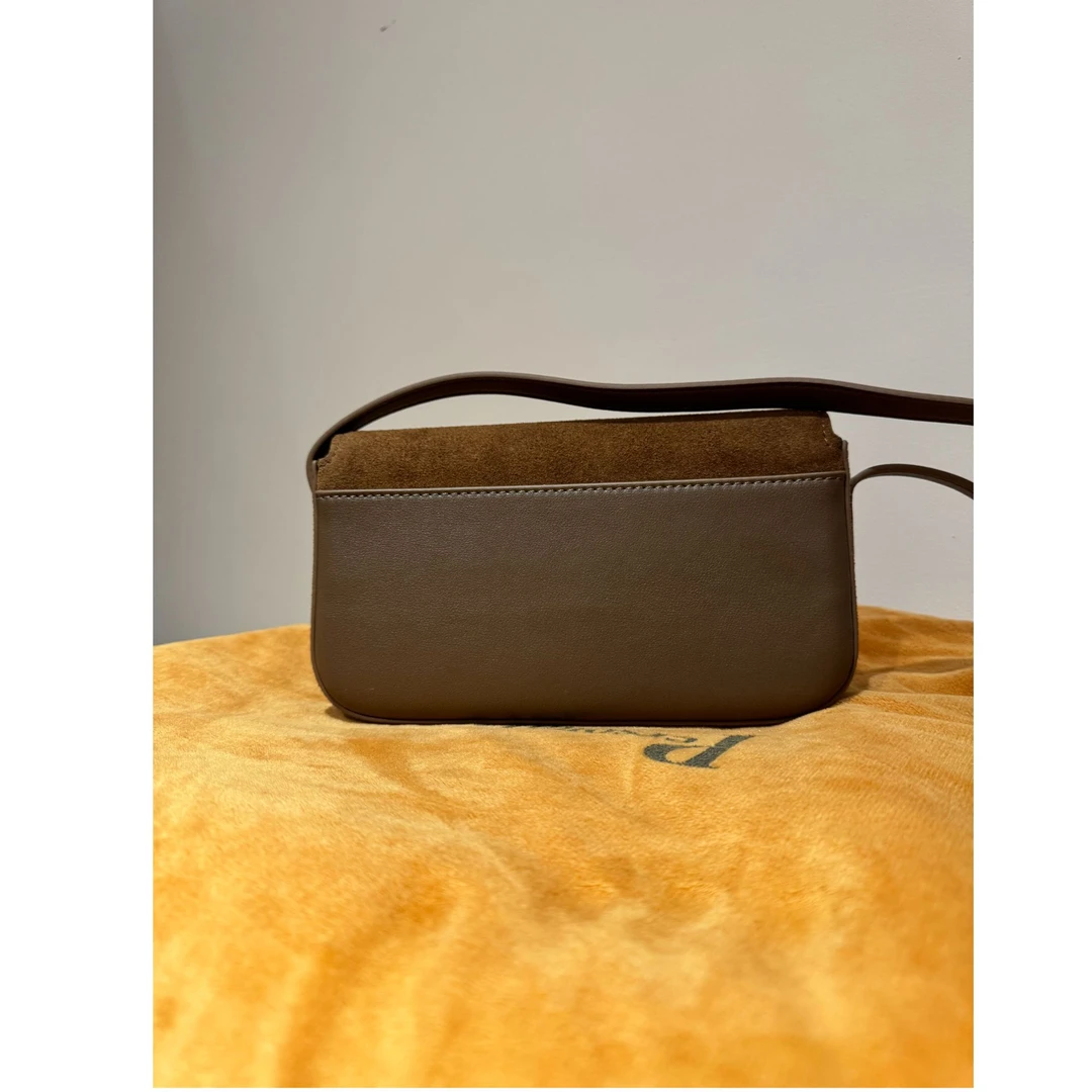 HIRMRIS手工真皮包550801-磨砂焦糖 毛林 豆毛林