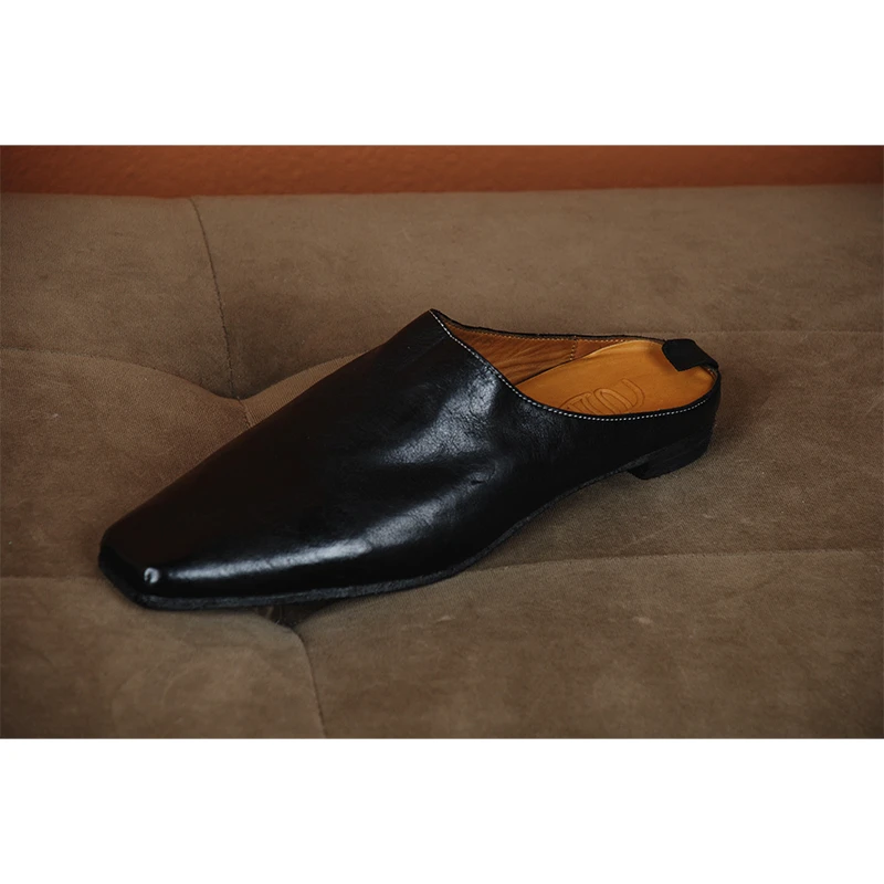 【与风萦】大气极简穆勒鞋时尚方头