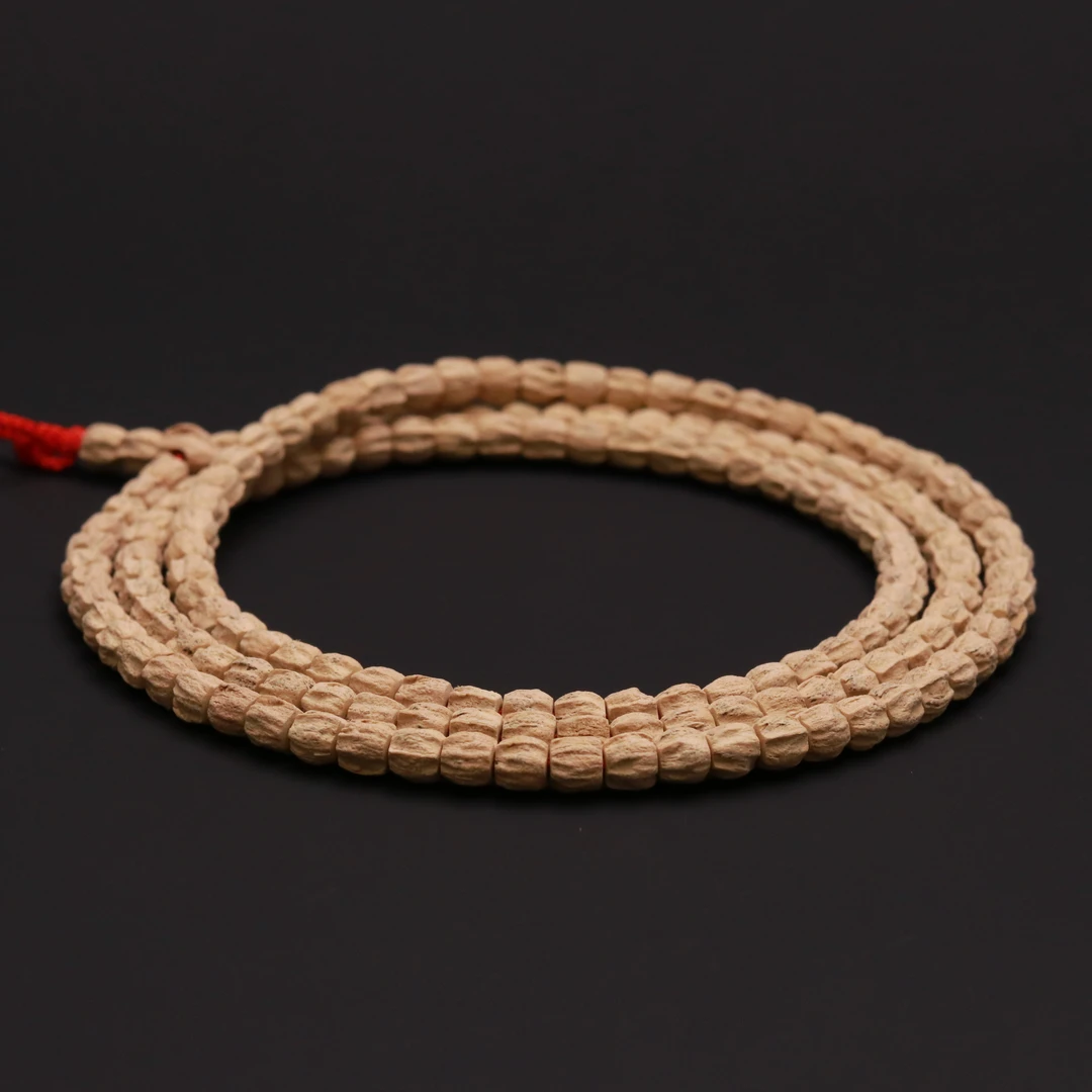 S5780-2【真像G】热振多棱极顺高桩麻皮百香籽108长串（送工具）