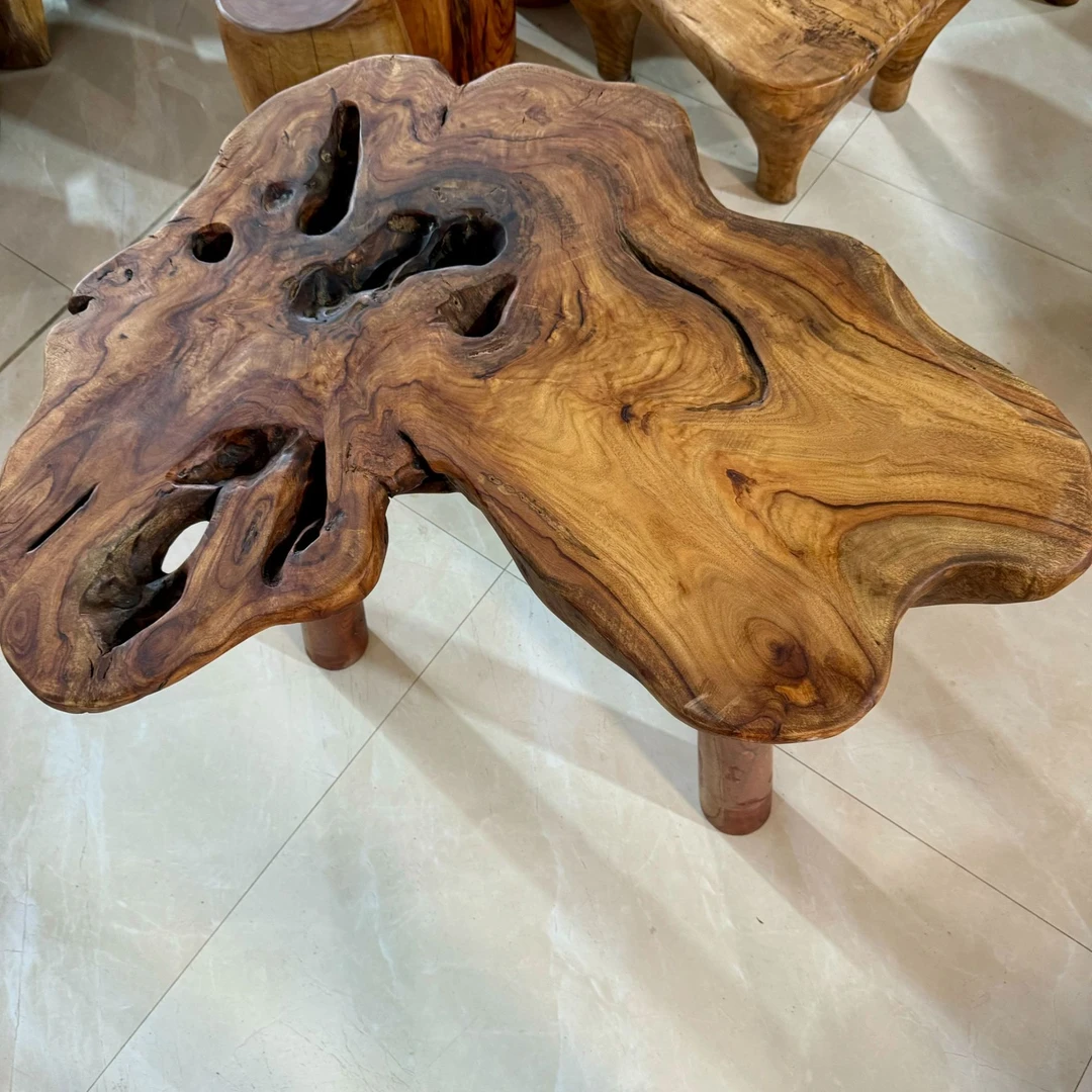 香樟木根雕工厂直销拼接式小茶台实木茶桌原木客厅