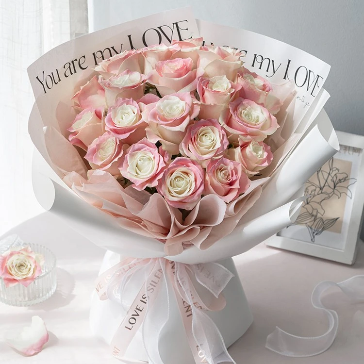 【全国同城配送】忠贞不渝巴哈马火烈鸟粉玫瑰19枝浪漫送女友老婆