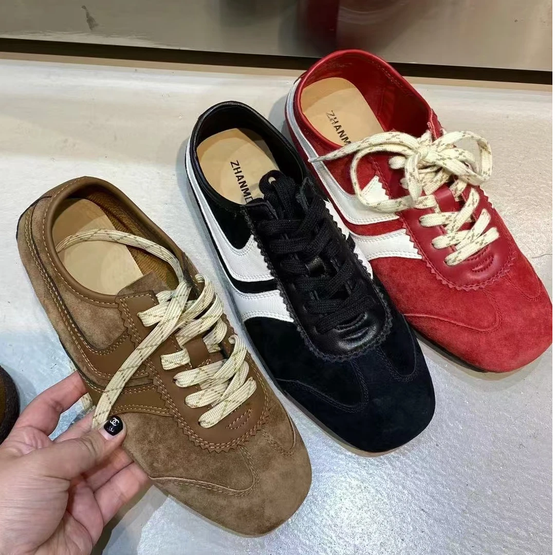 欧尼学姐~！复古小众德训鞋系带学院风运动休闲鞋女新款2868-19