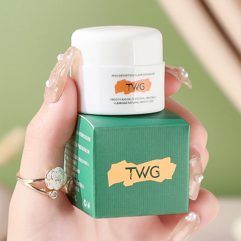 TWG高清明净遮瑕膏遮盖斑点痘印巨遮瑕脸部纹身防水防汗不脱妆