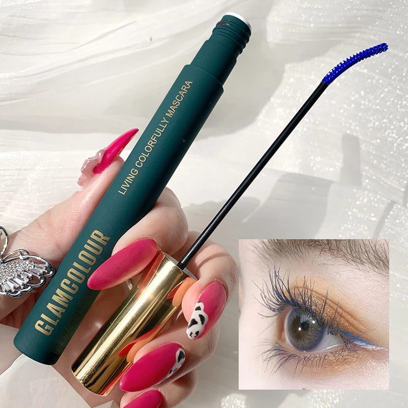 GlamColour/魔法色彩彩色睫毛膏女防水纤长卷翘细刷头超长不晕染