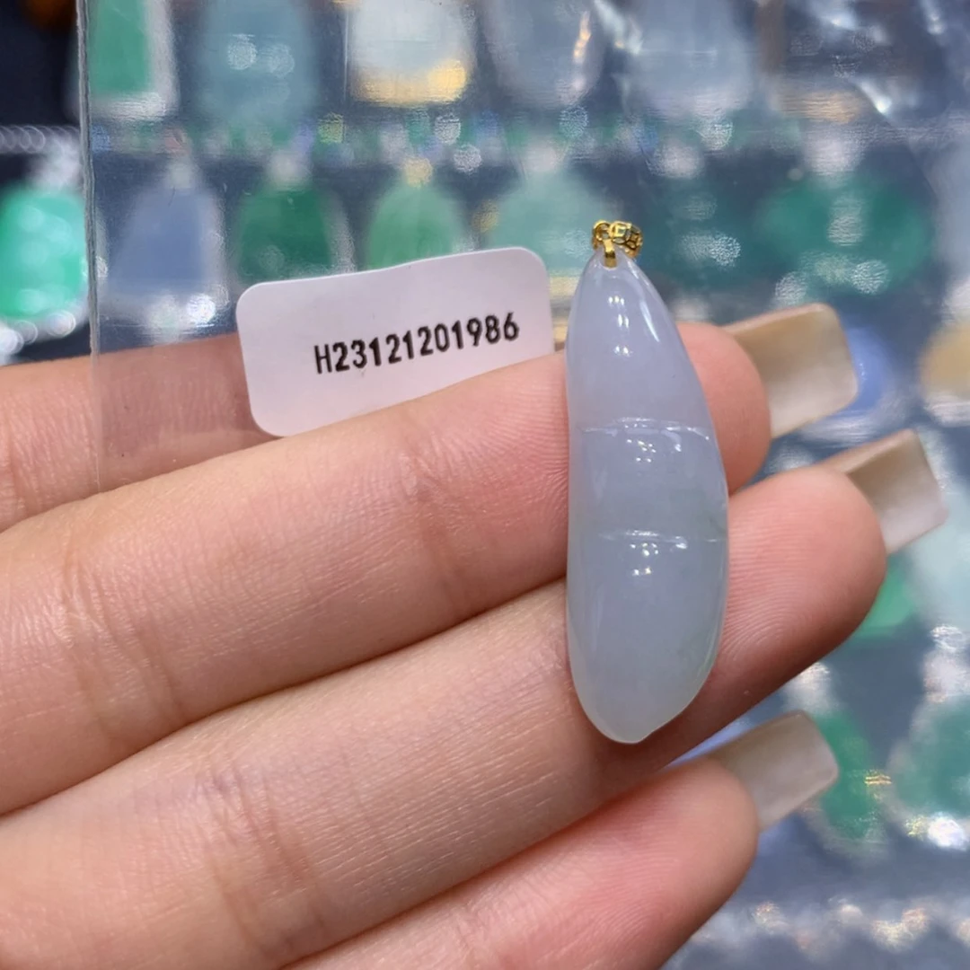 【闪购商品】翡翠颈饰18K金镶嵌