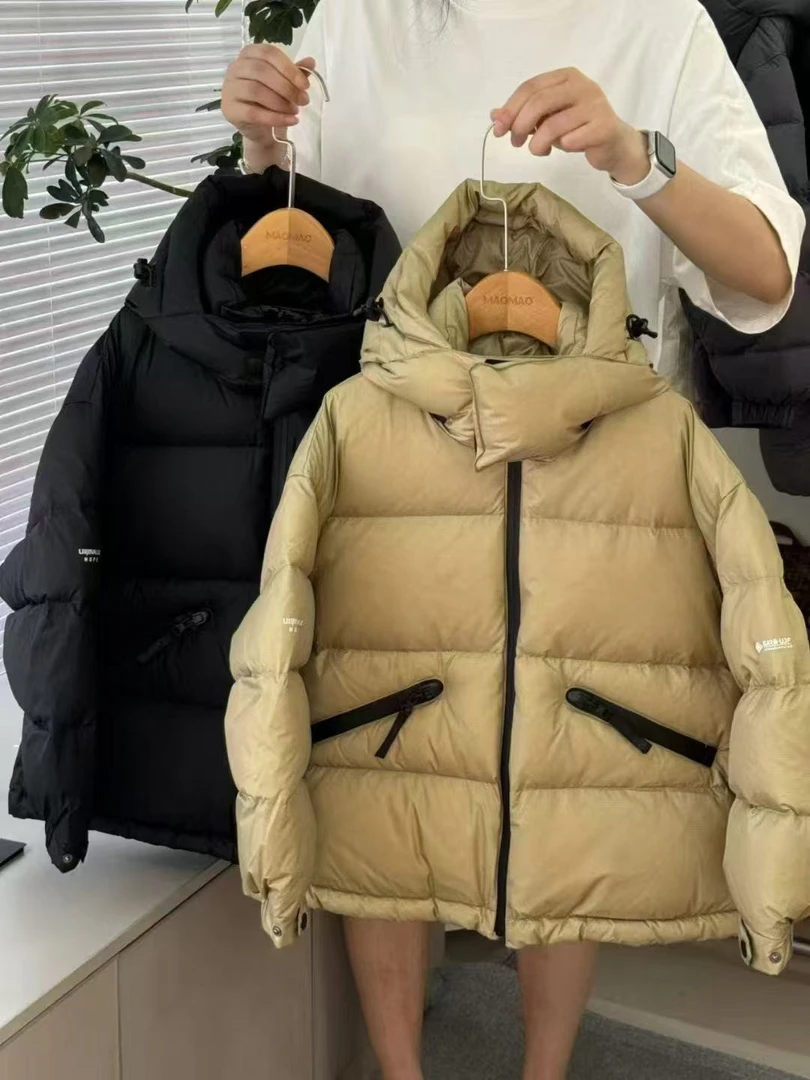 【90白鸭绒】儿童连帽羽绒服冬季保暖中大童男女孩时尚百搭