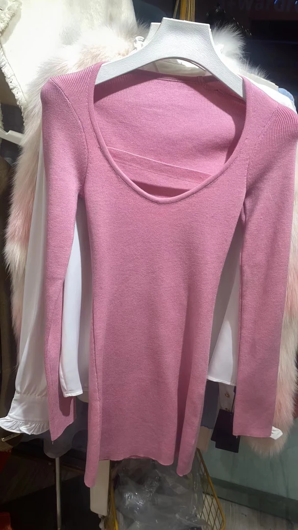 长袖针织衫女装上衣