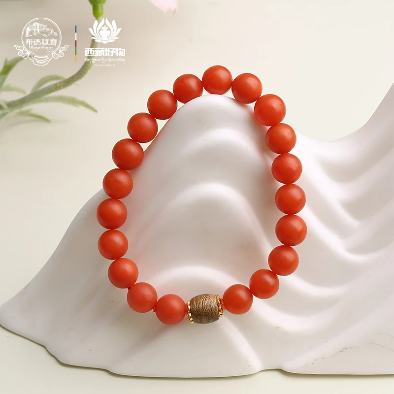 布达拉宫保山南红手串