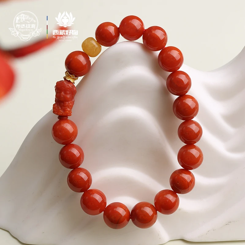 布达拉宫度母南红手串