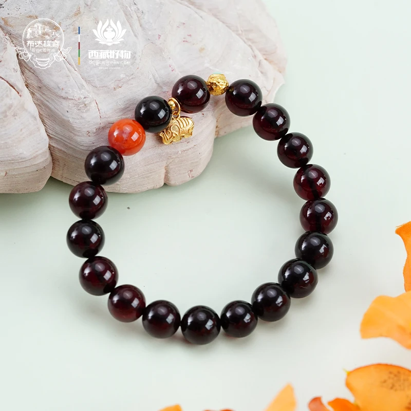 布达拉宫南红血珀手串