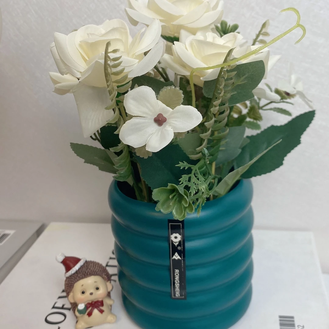 仿真花摆设盆栽ins花仿真植物假绿植餐桌摆件装饰