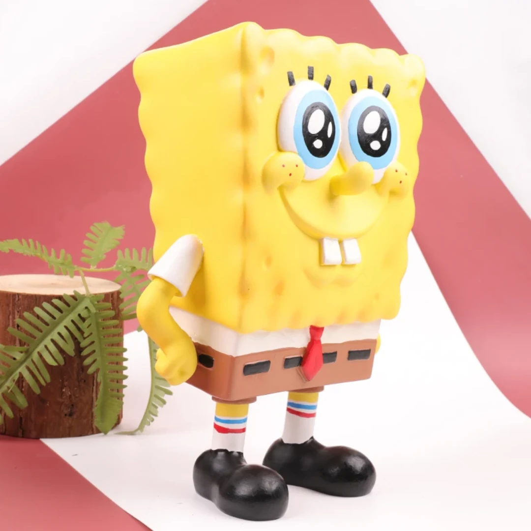 海绵宝宝公仔手办摆件入户门玄关酒柜装饰品家居摆件