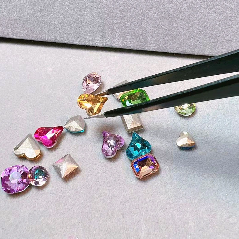 美甲工具美甲专用镊子美甲饰品美甲钻夹钻镊子