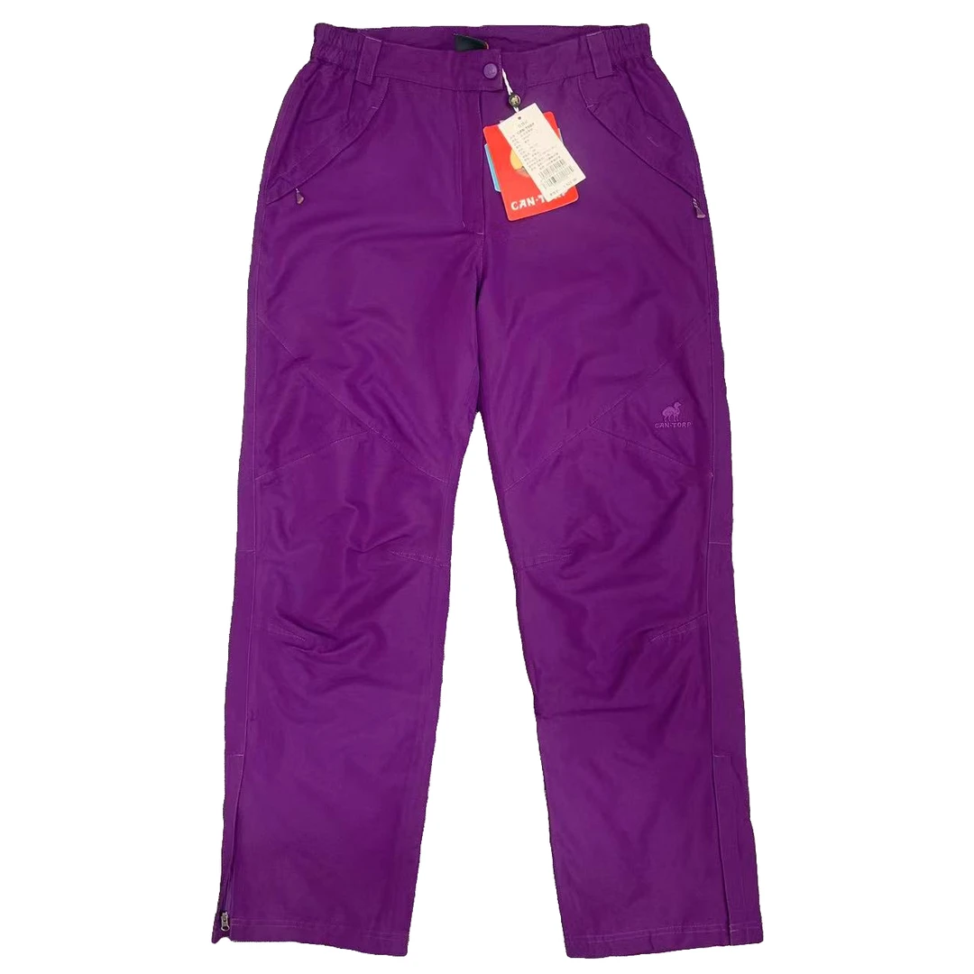 CAN.TORP E6 3307 女款户外运动休闲加绒保暖冲锋裤