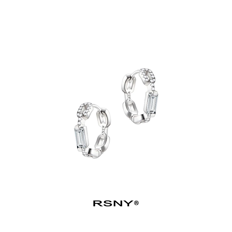 铜合金耳饰 【 RSNY 链式耳环】小众简约高级冷淡风ins气质#797