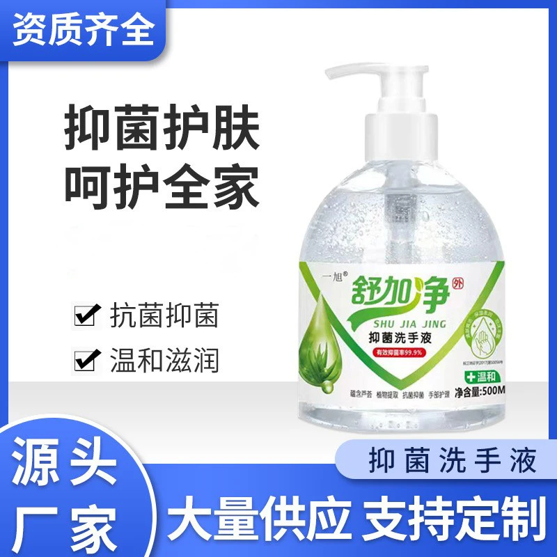 2瓶装优惠家用洗手液草本洗护清香型便携式温和泡沫护理瓶装家庭