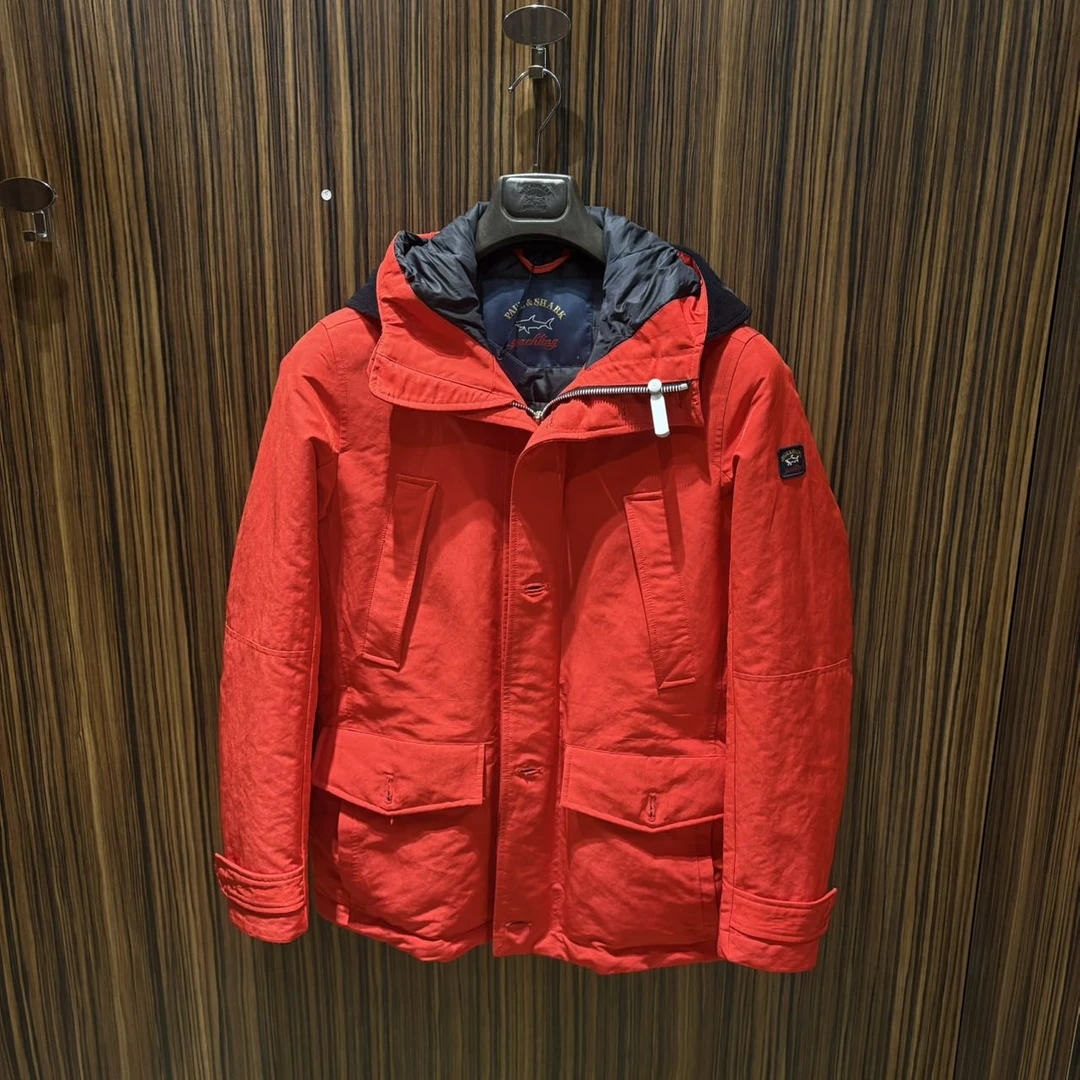 保鲨 福福意大利 下单不退换  男款红色棉服  下单联系客服