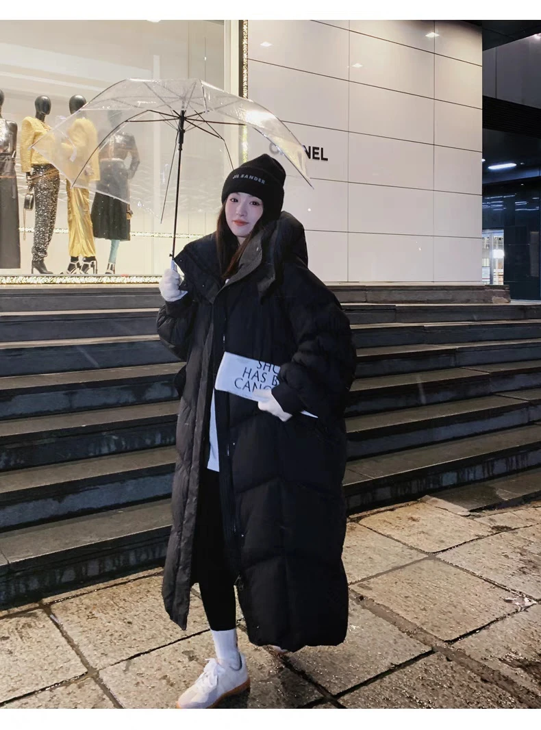 冬季保暖2024冬季新款9632外套女宽松气质加厚保暖气质羽绒服外套