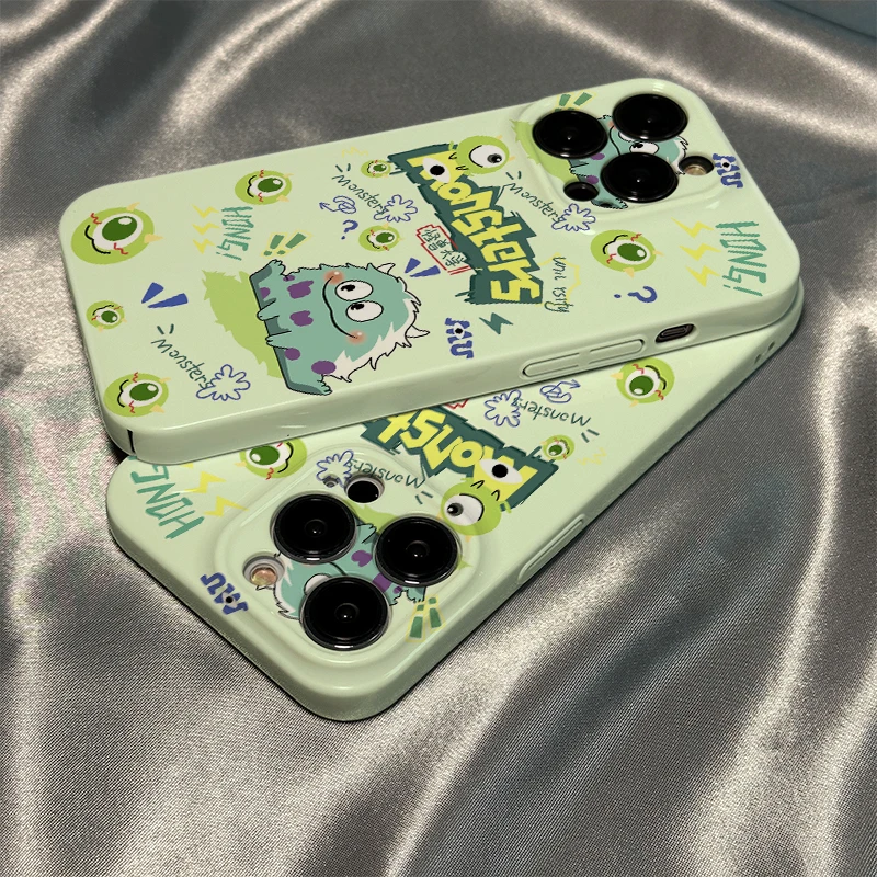 小怪兽适用苹果华为oppovivo小米红米菲林手机壳全包硬壳高级感手