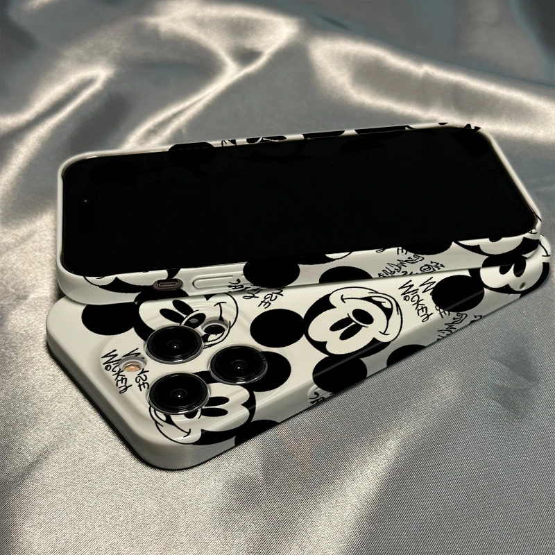 满屏米奇适用菲林壳苹果13promax手机壳iPhone15全包12硬壳11手机