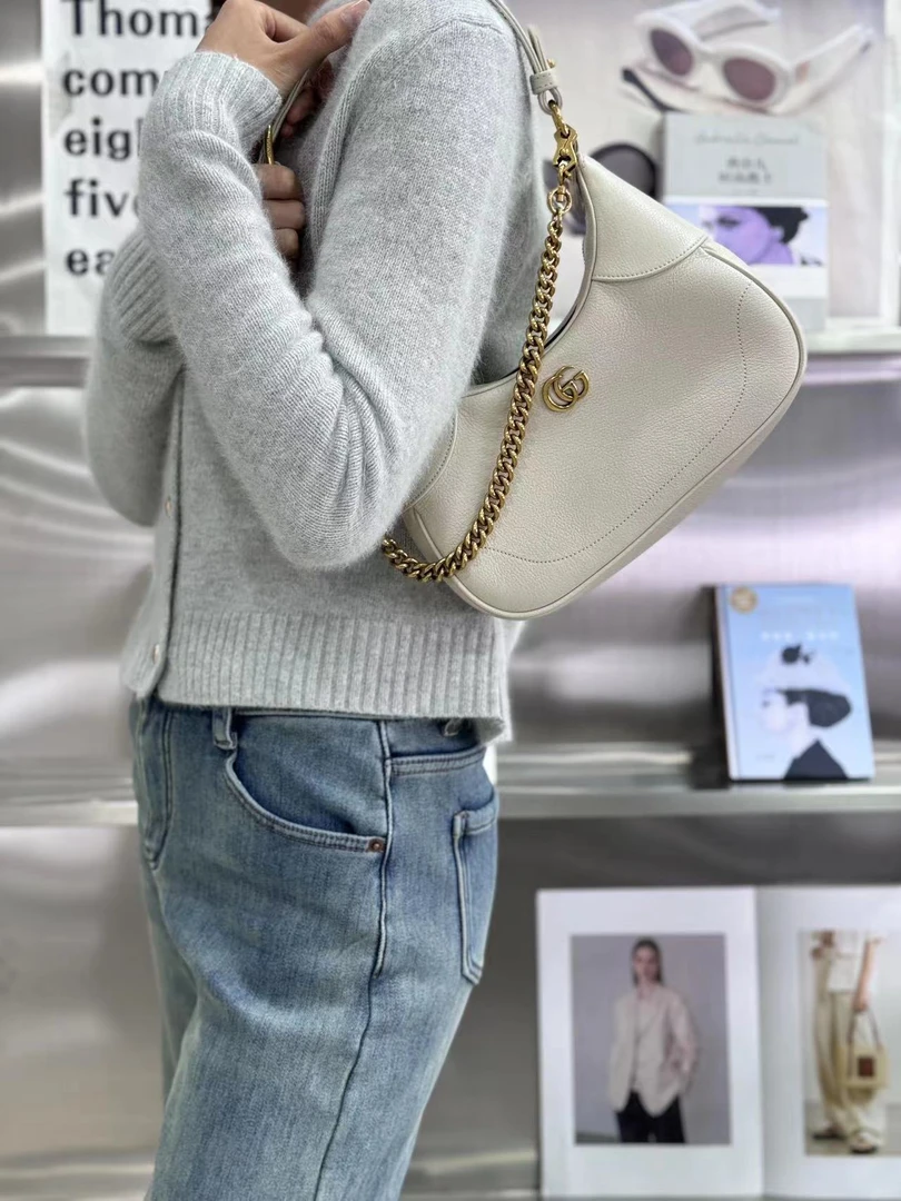 全新未使用 GUCCI/古驰 Gucci Aphrodite 白色 中号 /严选