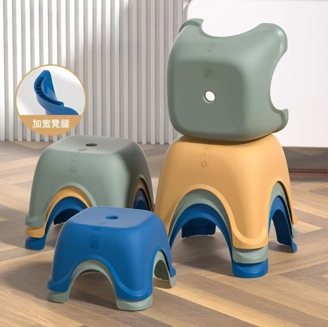 【新人福利】矮凳家用小板凳北欧小凳子茶几方凳浴室防滑塑料厚板凳