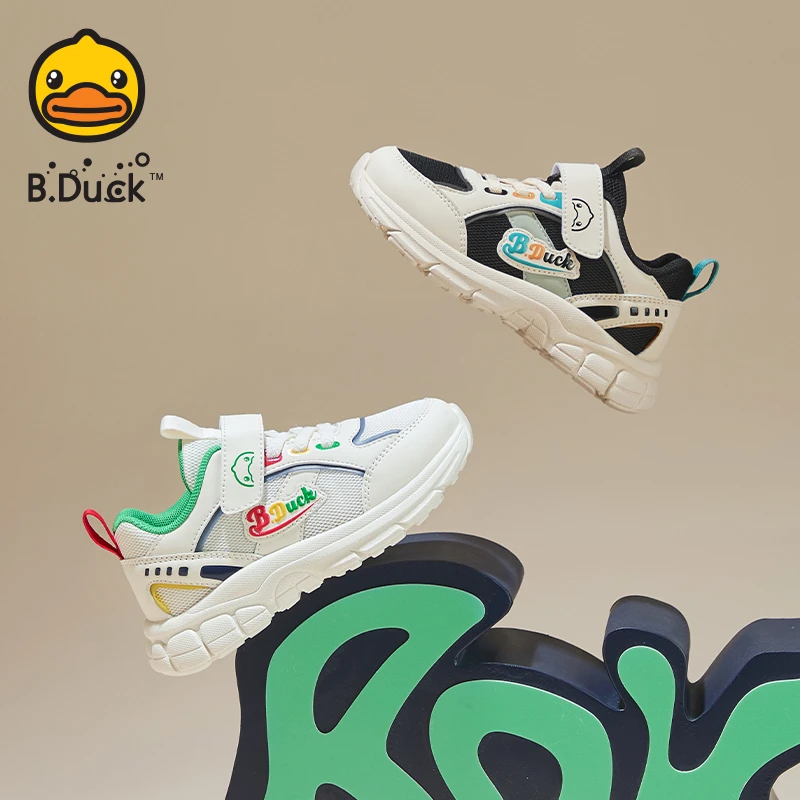 B.Duck小黄鸭儿童运动鞋秋季男童新款时尚防滑休闲鞋潮 B3583946