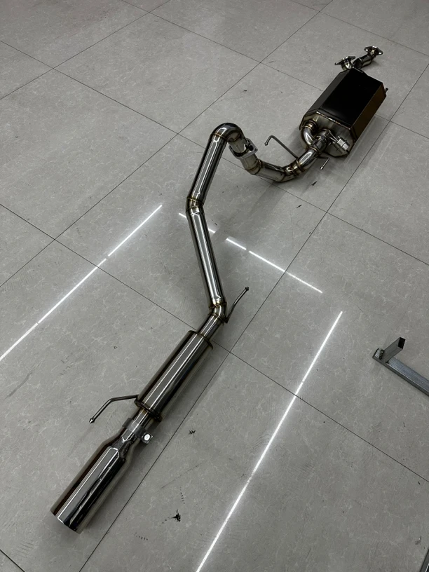 LC100兰德酷路泽4700中尾段阀门排气煮水声浪原装位排气不锈钢