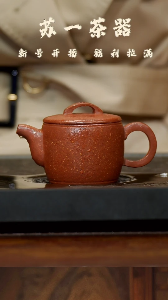【闪购商品】紫砂茶壶19汉瓦 粗砂
