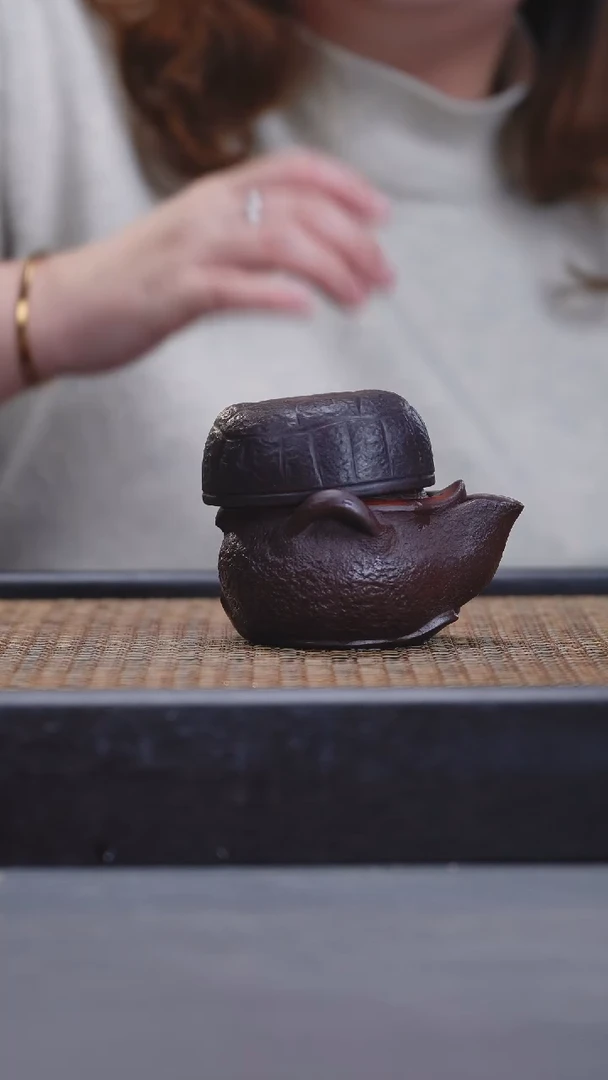 【闪购商品】紫砂茶壶精工全手  富甲手抓 160cc 9