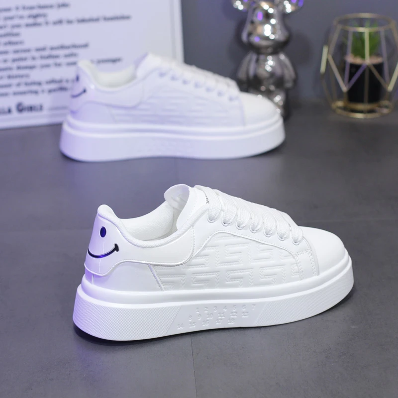 新款男士厚底增高休闲鞋情侣款百搭小白鞋秋季潮流男鞋运动鞋板鞋