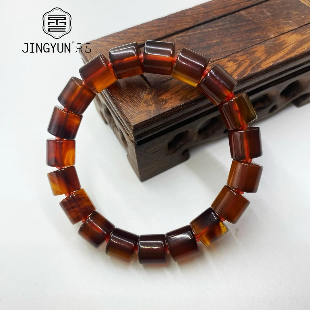 紫罗兰满紫直切手串男士时尚复古潮流个性镶嵌老型单圈