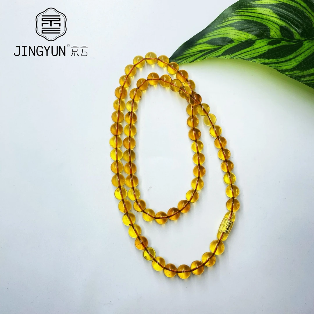 坎迪血茶玫瑰妈妈链7m颈链男女款时尚百搭女士黄色渐变老型长链