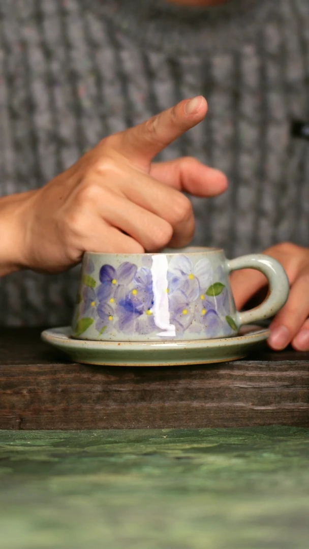 【闪购商品】青诗集手工手绘瓷器