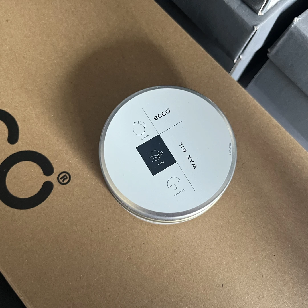 ECCO爱步鞋蜡牦牛皮专用护理鞋油无色透明护理剂新老版随机发