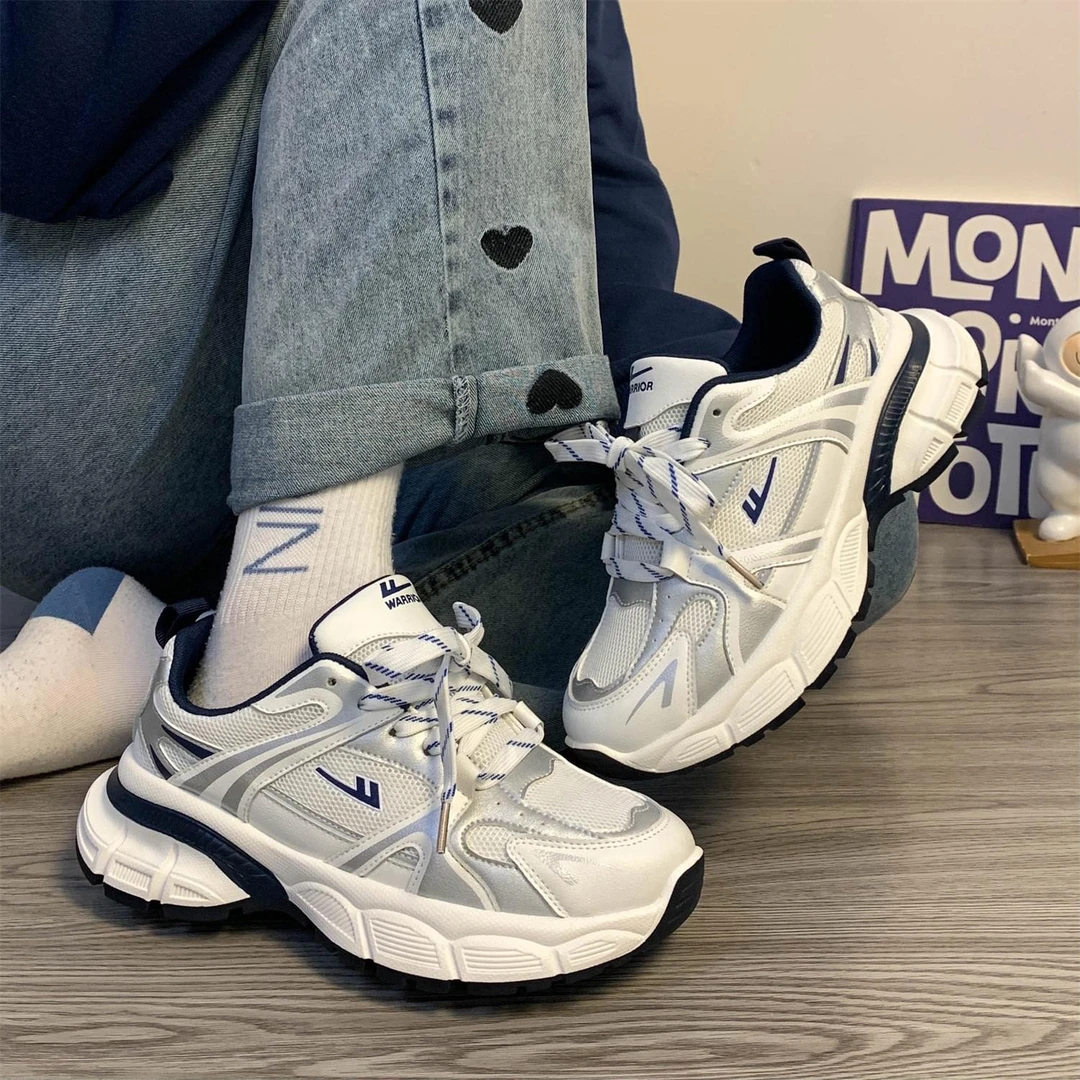 回力2025厚底老爹鞋女新款潮鞋百搭透气原创小白鞋原创软底休闲鞋