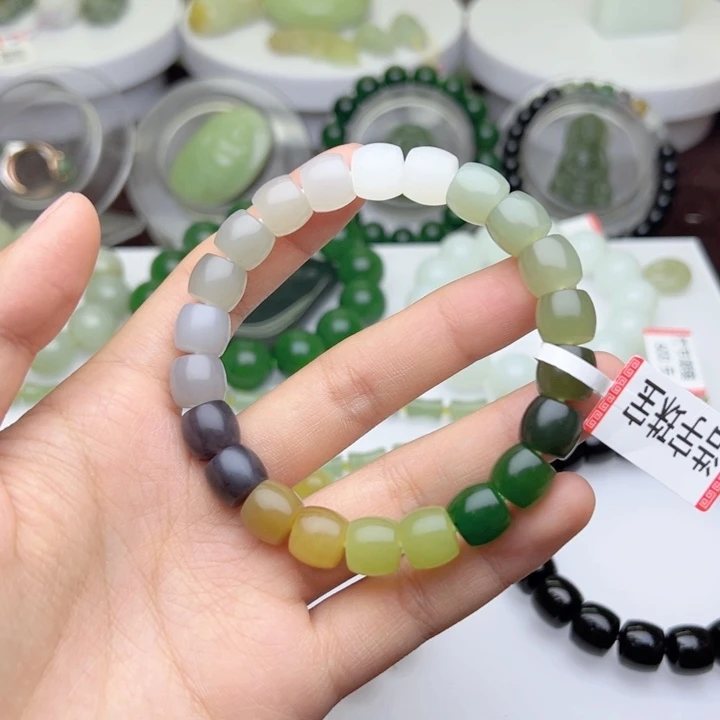 和田玉手链未镶嵌