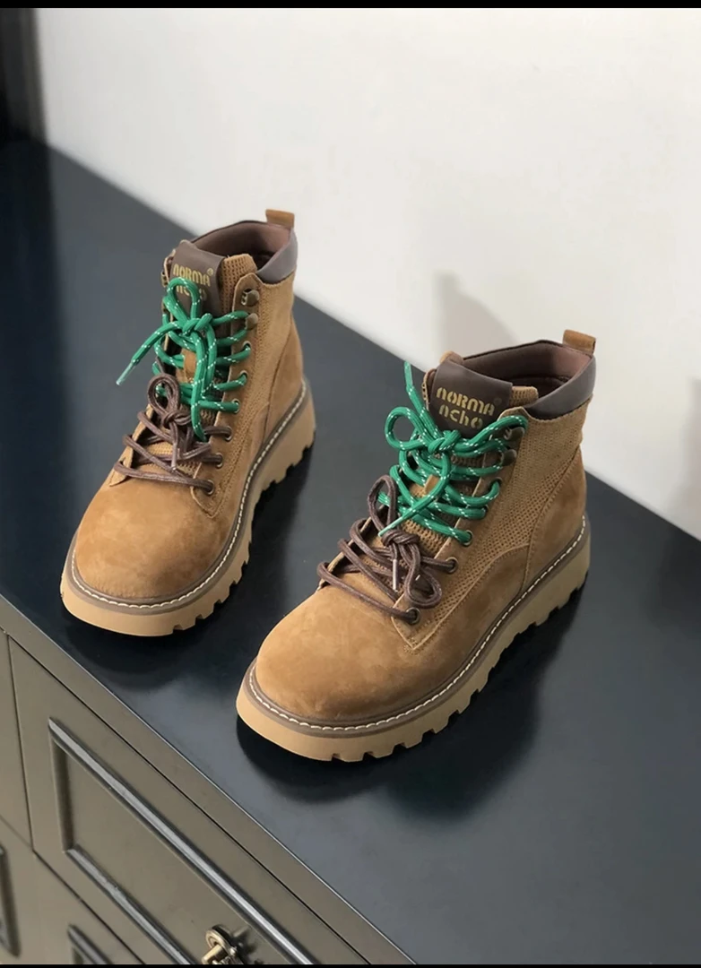 新款马丁靴  K718  复古马丁靴马丁靴时尚户外百搭秋冬大黄靴