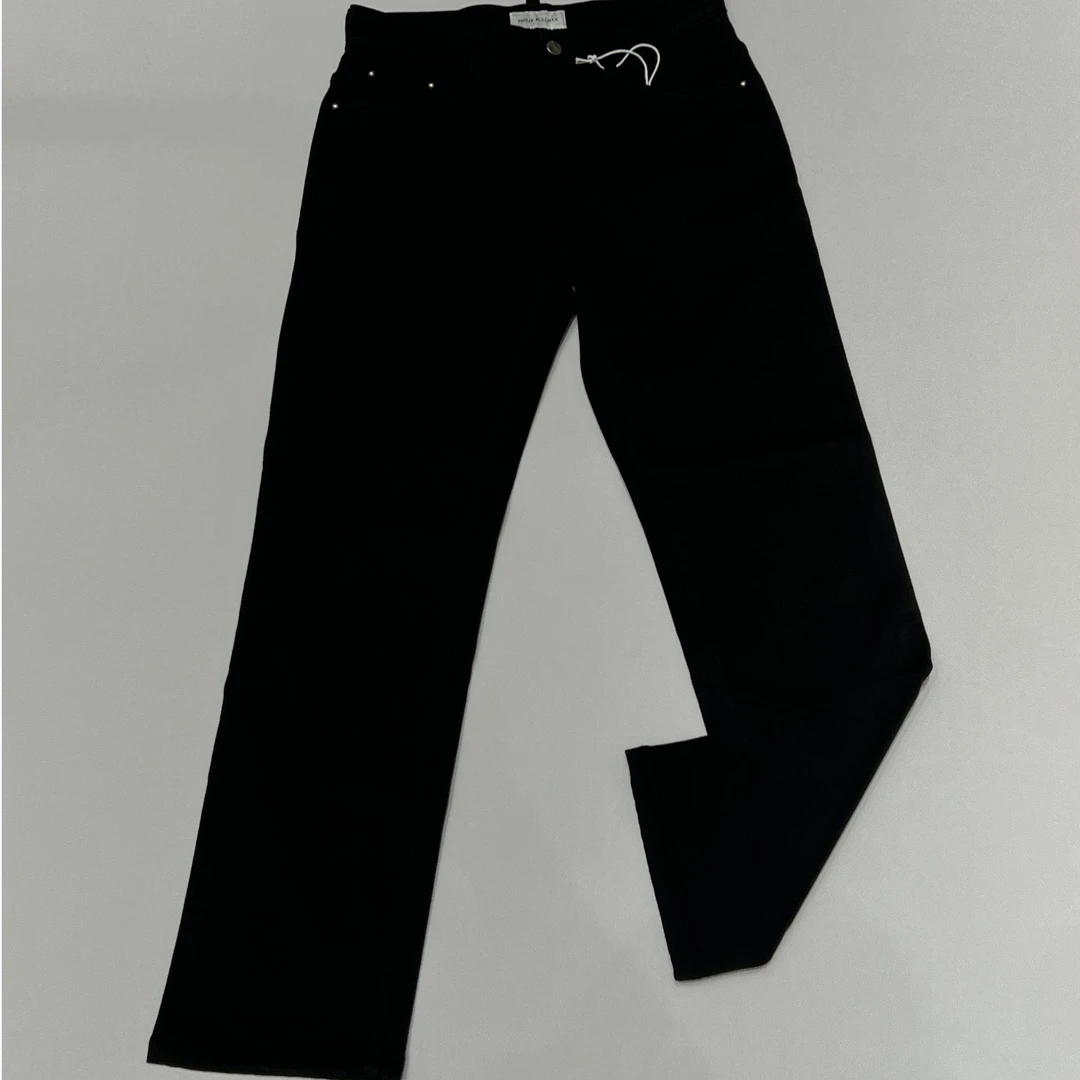 【嘉艺男装】24秋冬新款纯黑牛仔裤小直筒