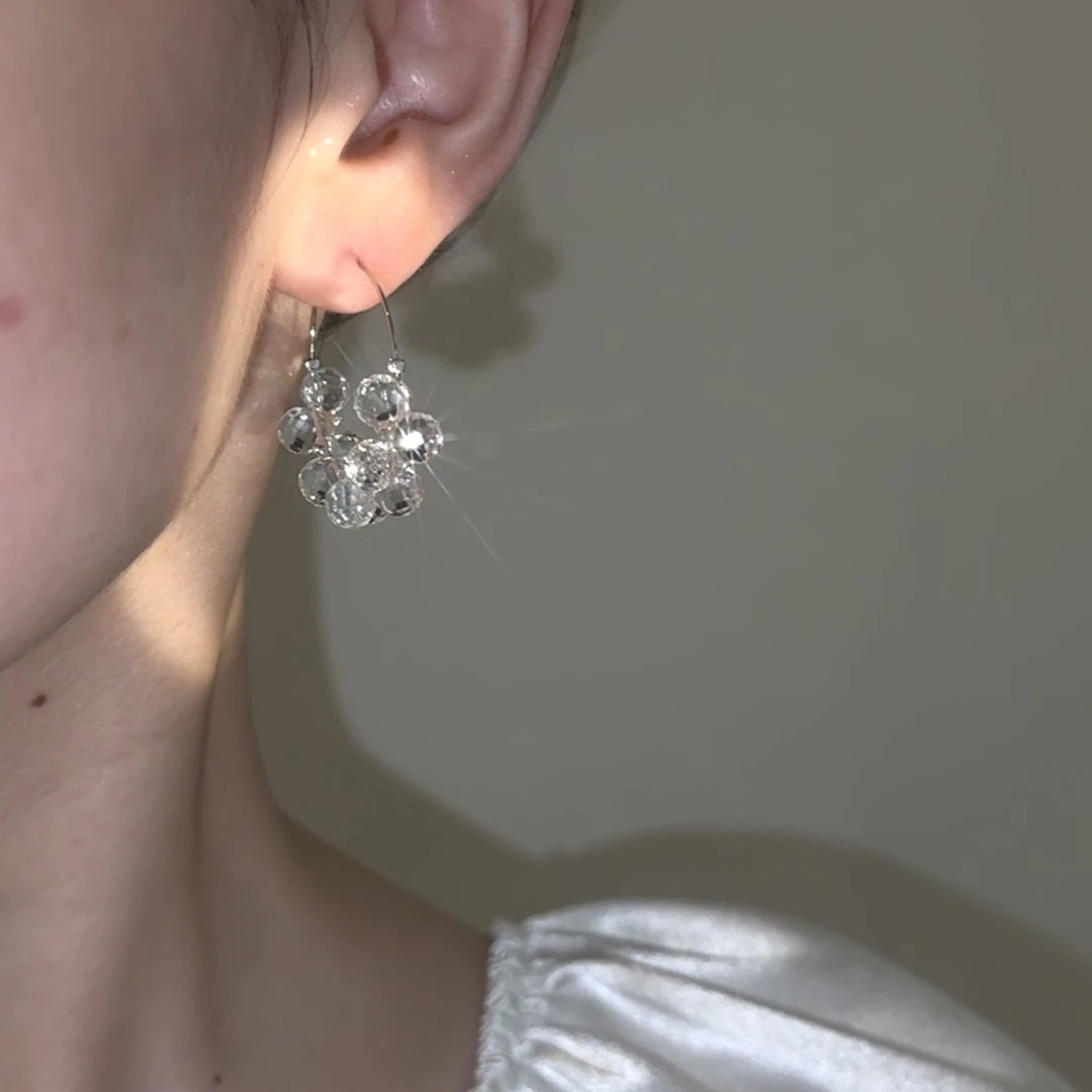 铜合金亚克力耳饰 【漫步】轻奢法式简约网红时尚个性时尚百搭耳钉