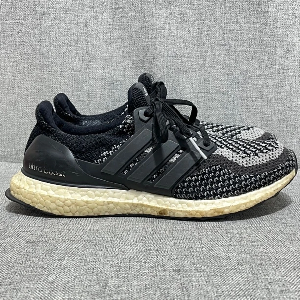 40.5码 adidas Ultra Boost 2.0 运动 跑鞋 黑灰3M 公价1699 二手