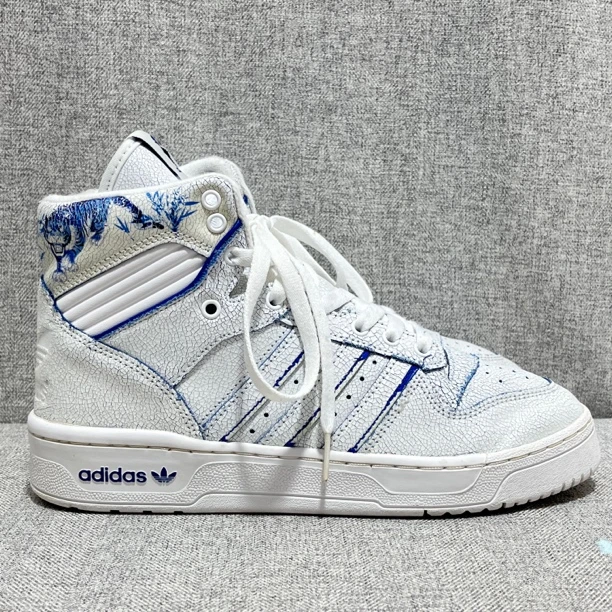 41码 adidas Originals Rivalry 休闲鞋 青花瓷 公价699 二手