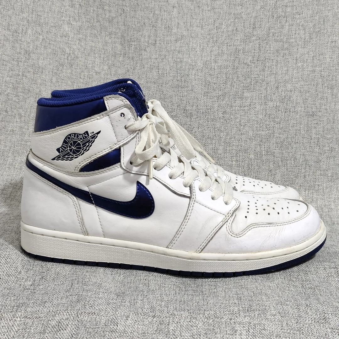 43码 Air Jordan 1 休闲鞋 高帮/海军蓝 公价3579 剐蹭 无原盒