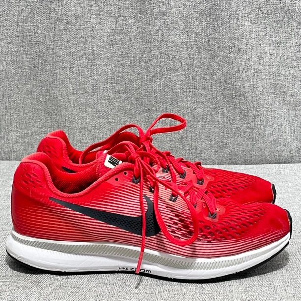 42.5 Nike Air Zoom Pegasus 34 百搭 跑鞋 白红黑公价1499 二手