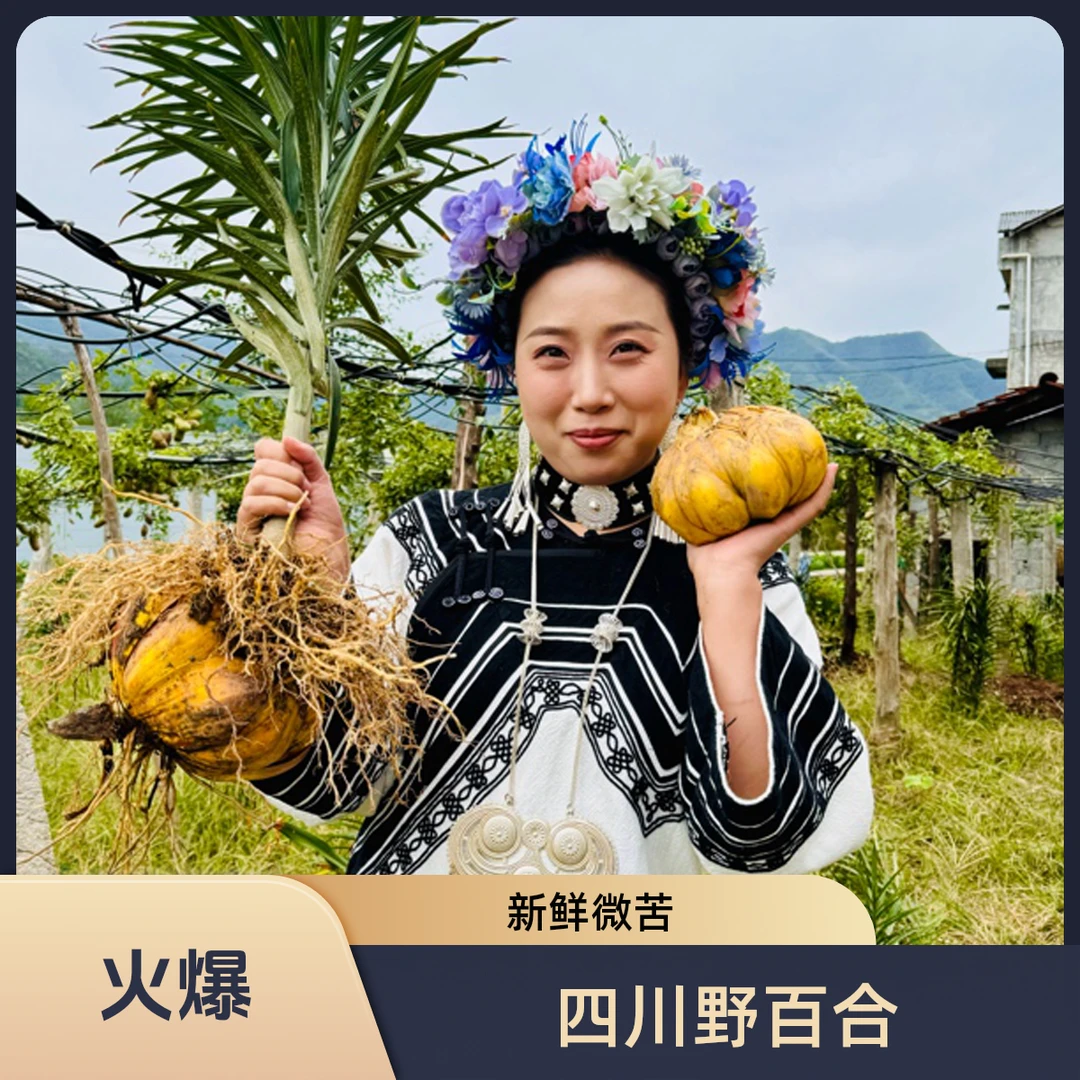 【庆娃代卖增收】干野百合味微苦
