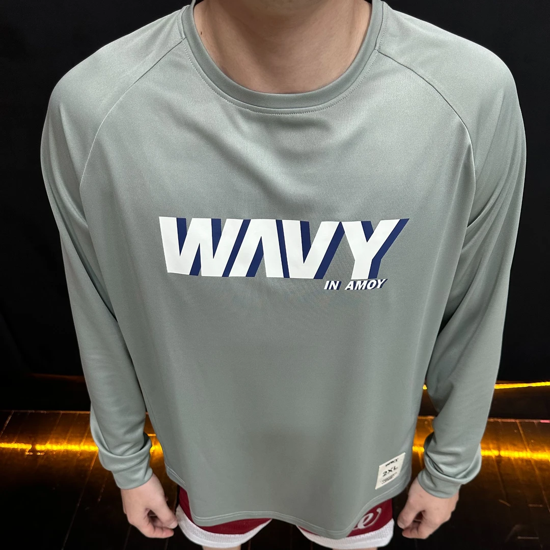 WAVYAMOY拼接投篮服速干 秋冬三拼配色 波浪部队 集梦同款直播